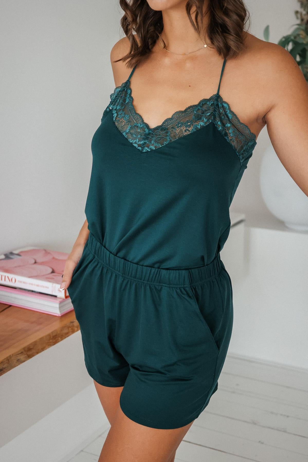 Spitzen-Top Izabelle Tencel nachhaltig Pyjama