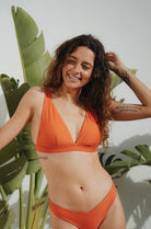 Bikini orange fair fashion nachhaltige Bademode kaufen shop eco swimwear