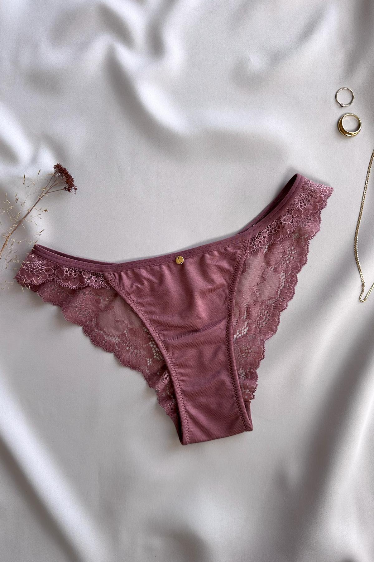 coffee rose Slip aus Tencel und Spitze fair nachhaltig